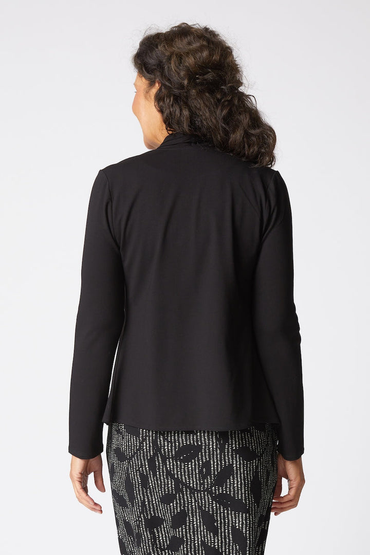 Core Travel Waterfall Jacket in Black