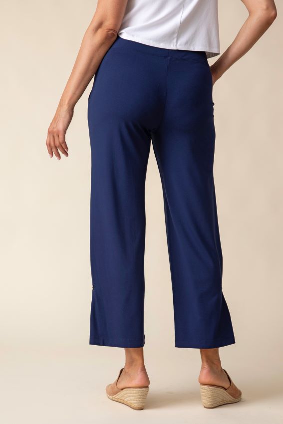 Core Travel Side Pleat Pant in Navy