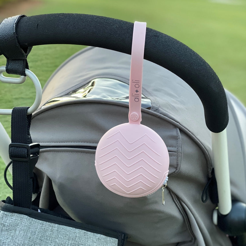 Pacifier Holder Case in Pink