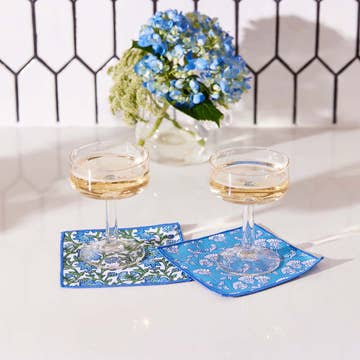 Sloane Reusable Eco Cocktail Napkins - Set of 8