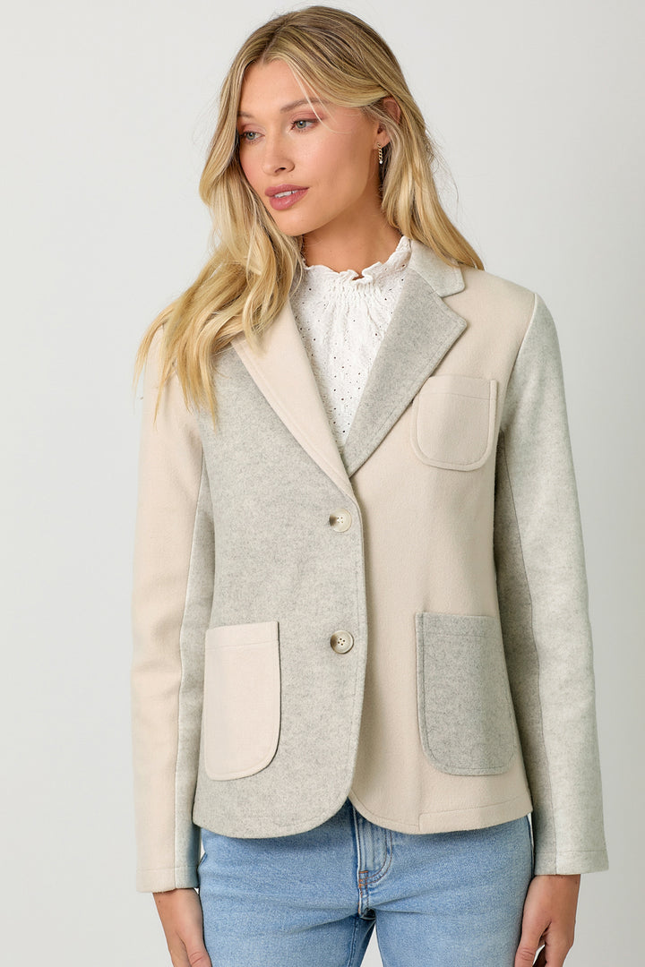 Color Block Blazer