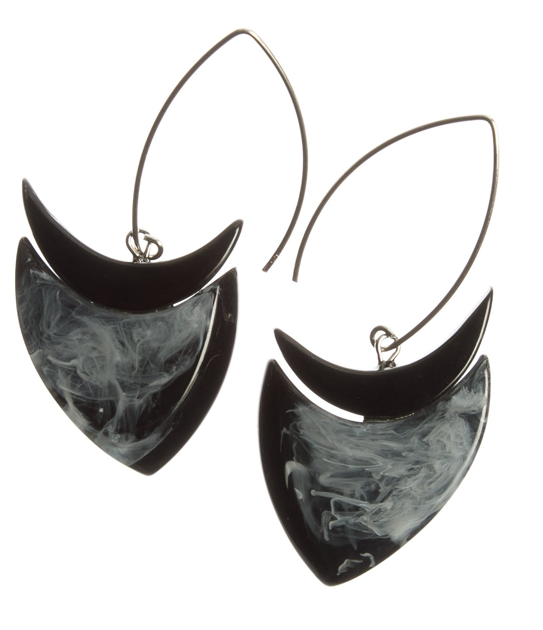 ora earrings gray