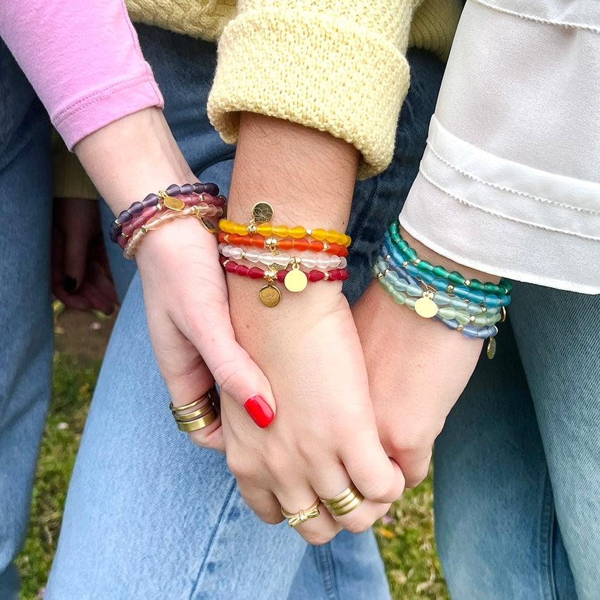 March Botanical Bracelet - Daffodil