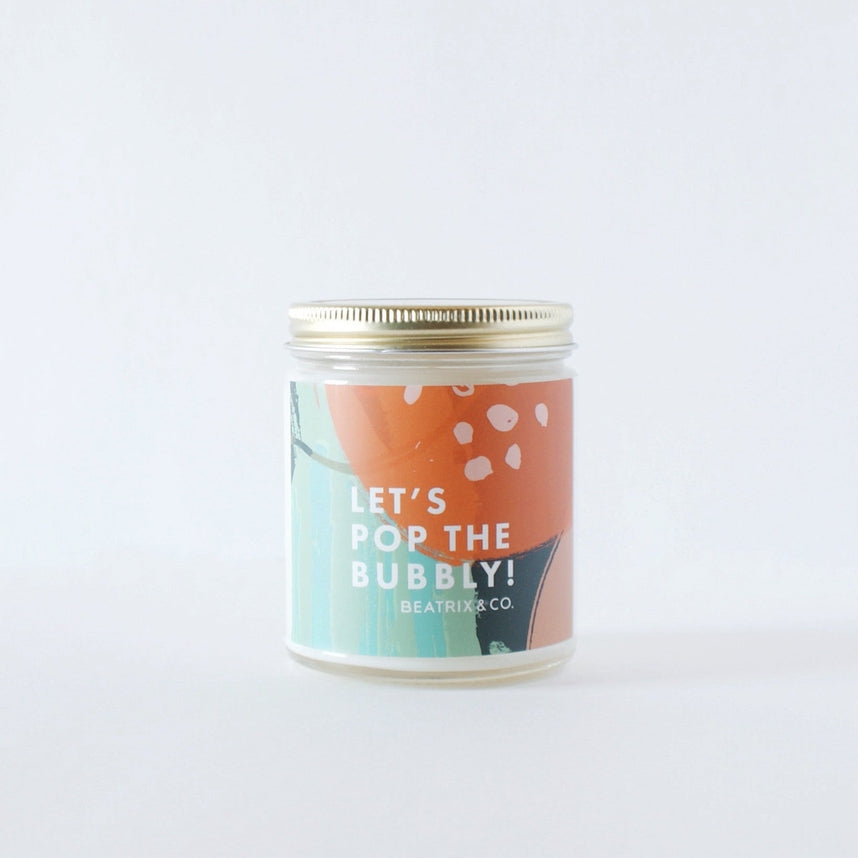 Let's Pop the Bubbly! Candle in Sparkling Pomegranate