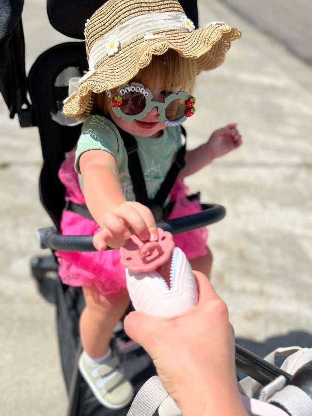 Pacifier Holder Case in Pink