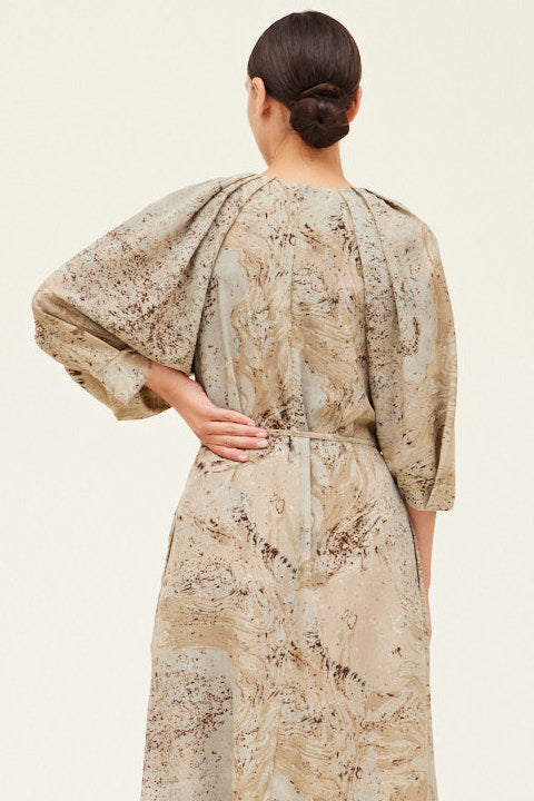 Blossom Sleeve Dress in Desert Sage