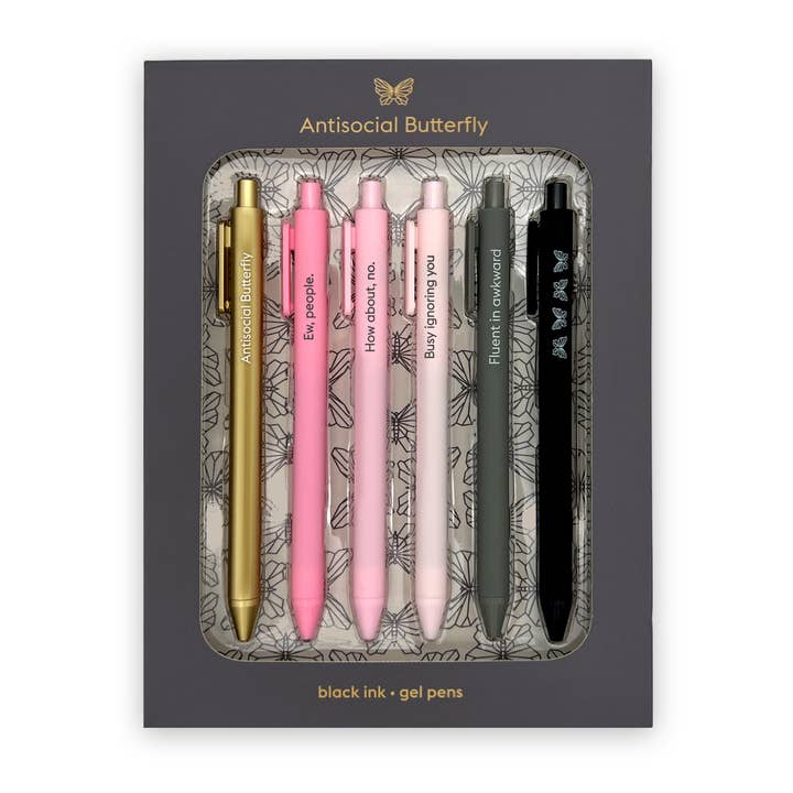 Antisocial Butterfly - Gel Pen Set