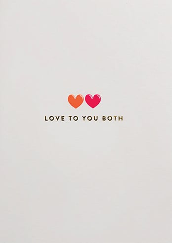 Love to You Both Card