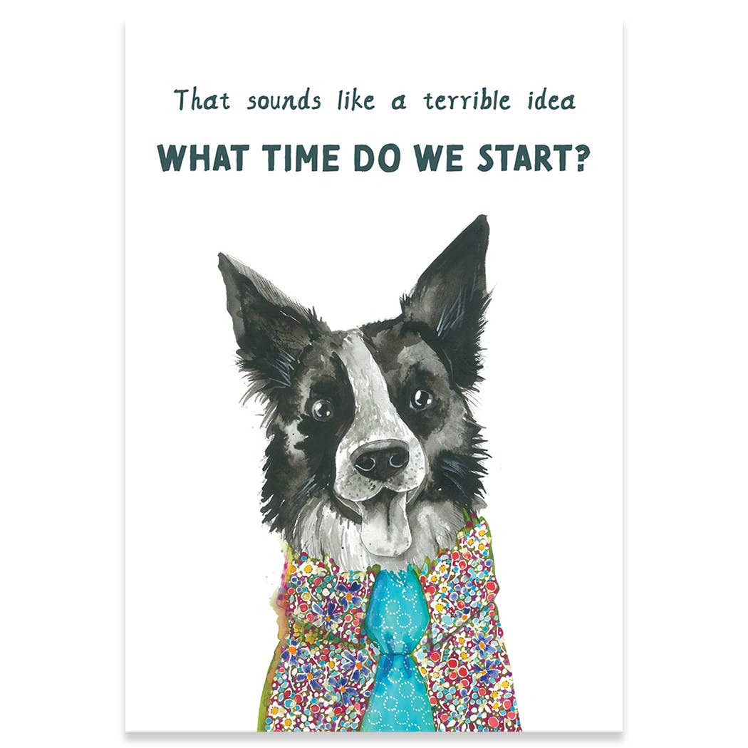 Terrible Idea Birthday Card