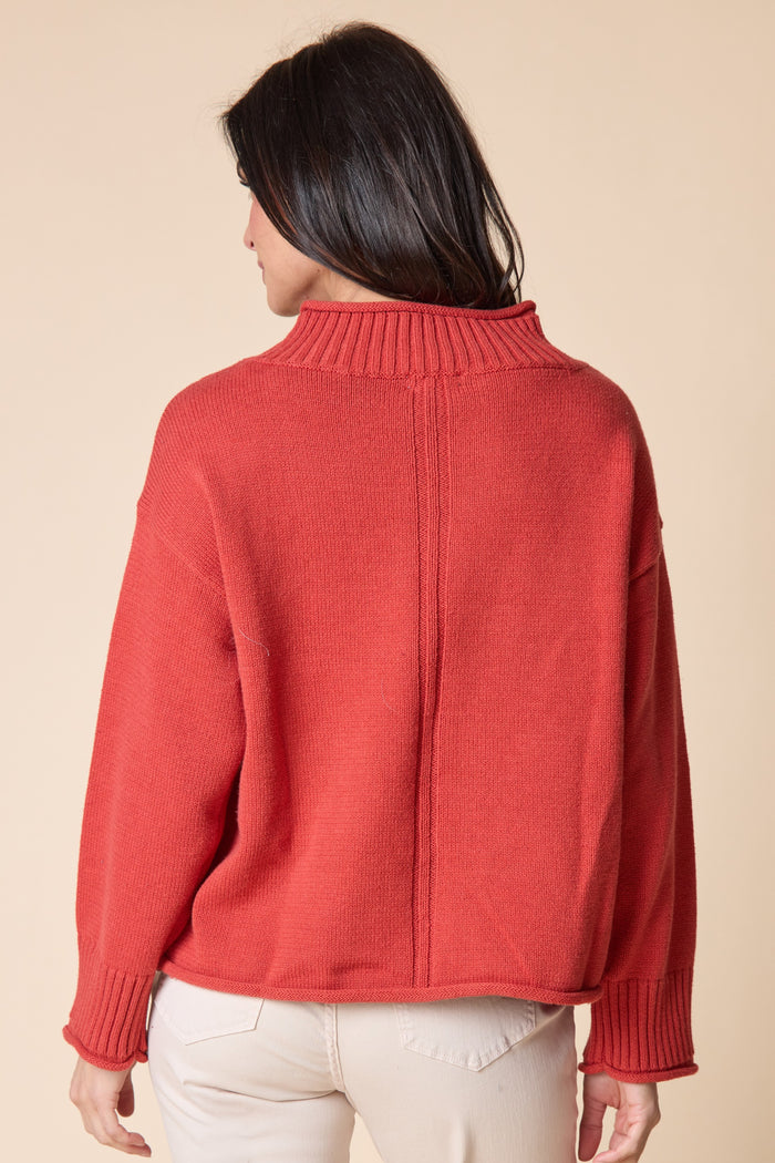Fireside Cozy Cabin Sweater in Sienna