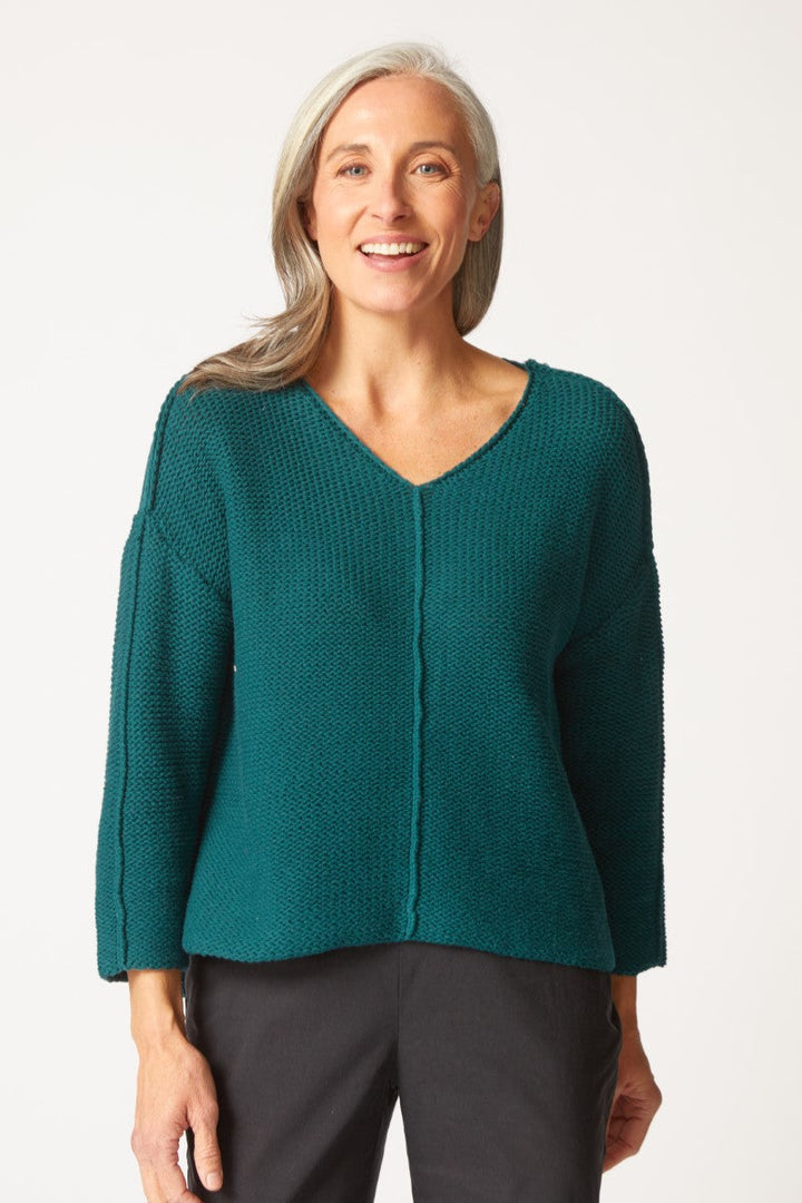 Fireside Cafe Pullover in Juniper