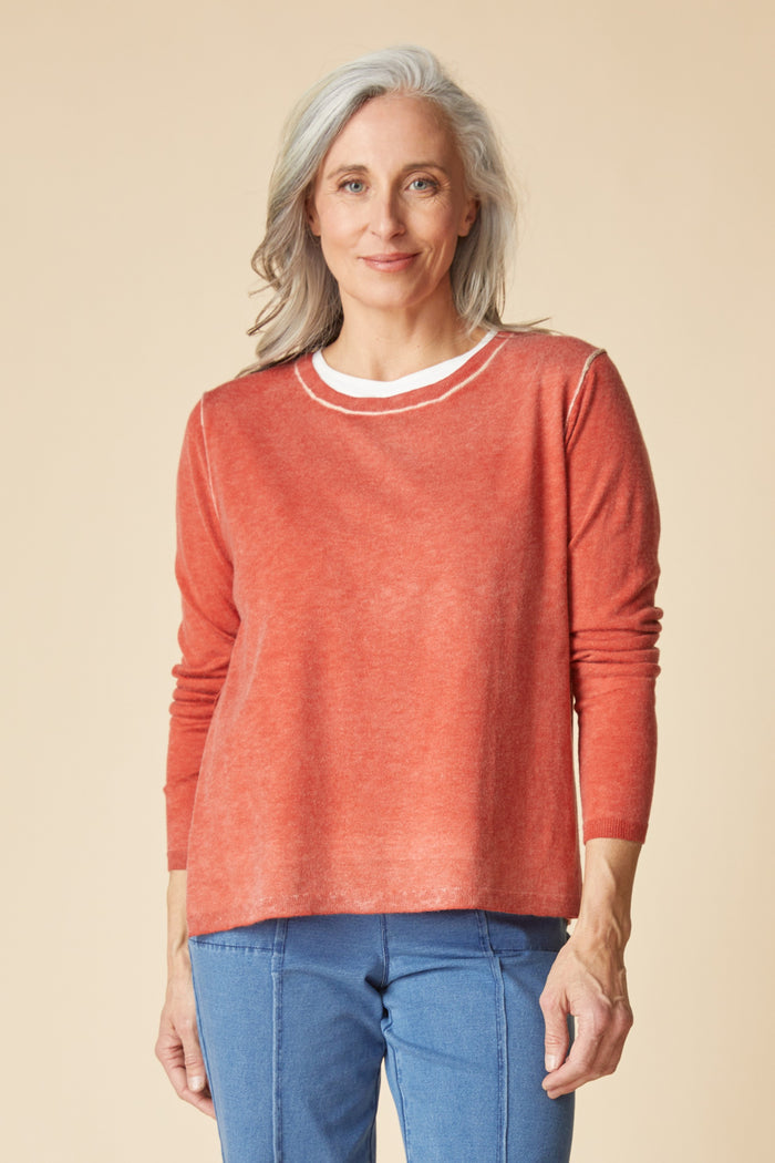 Layer-It Sweater in Sienna