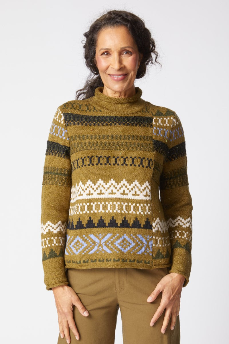 Snowdrift Sweater in Avocado