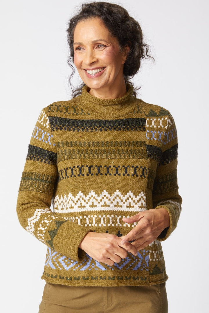 Snowdrift Sweater in Avocado