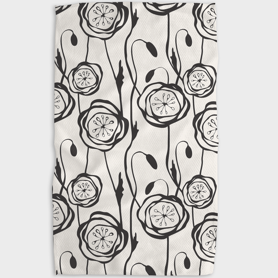 Smell the Flowers Kitchen Tea Towel