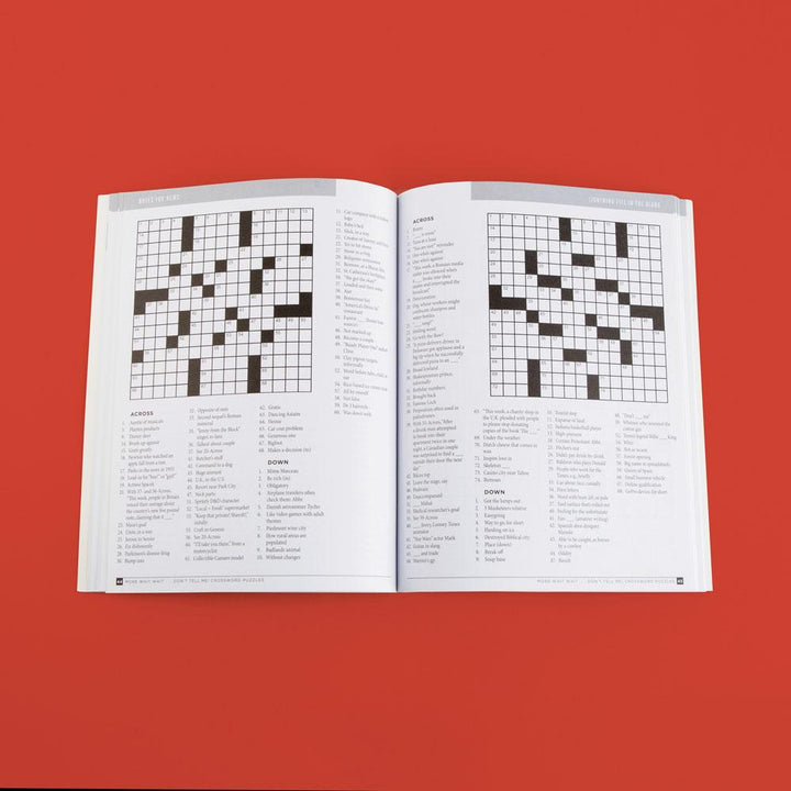 More Wait Wait... Don't Tell Me! Crossword Puzzles