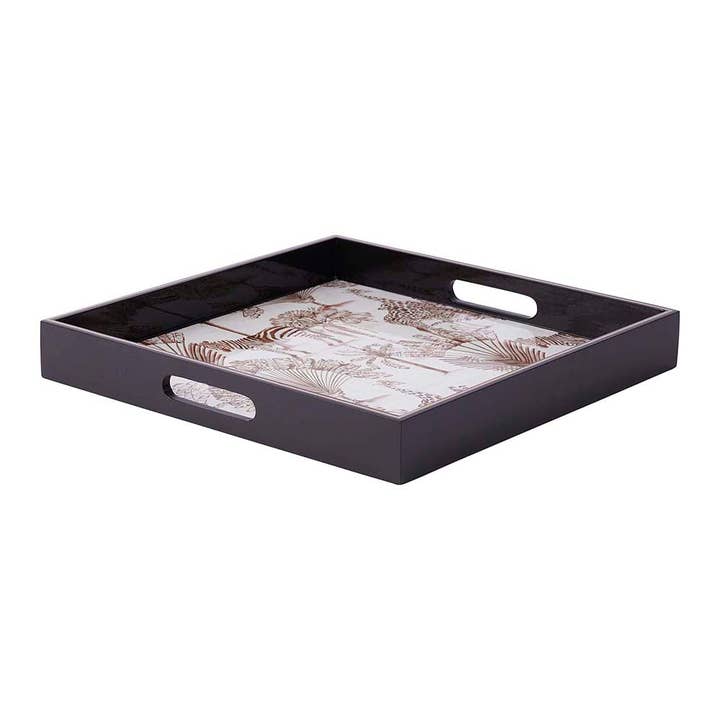 Safari Animals 15 Inch Square Tray