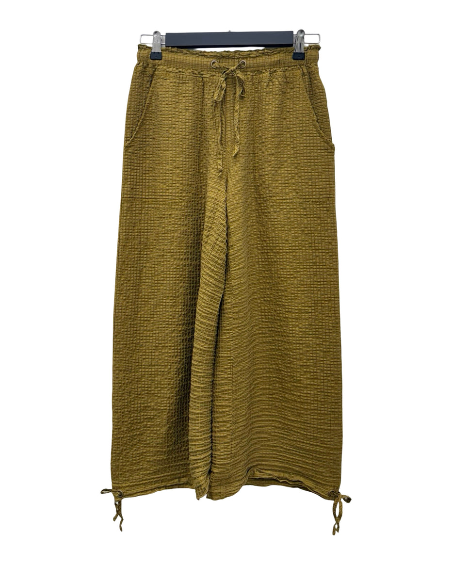 Marshall Waffle Weave Pant in Green