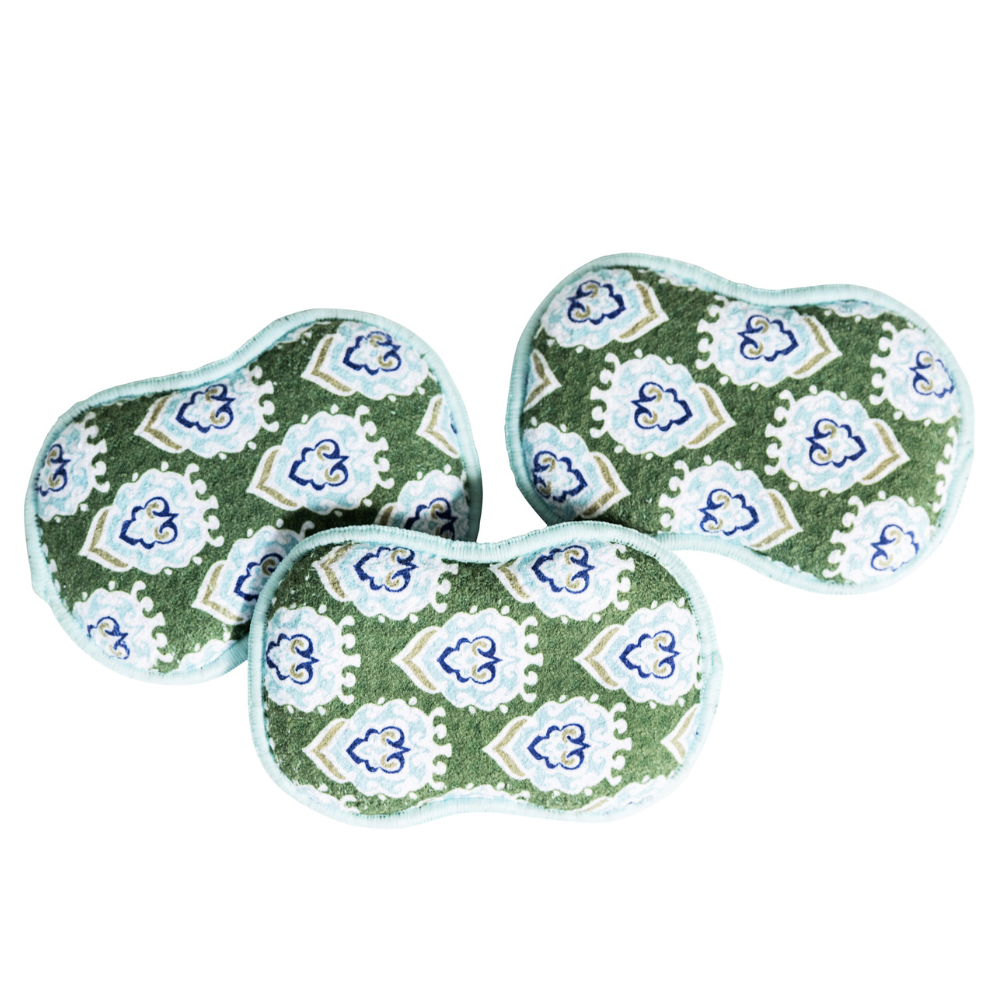 Reusable Sponges Set - Ajra Garden Green