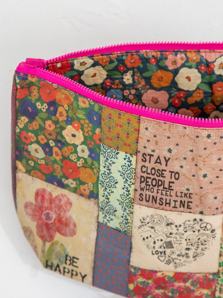 Recycled zipper pouch clearance