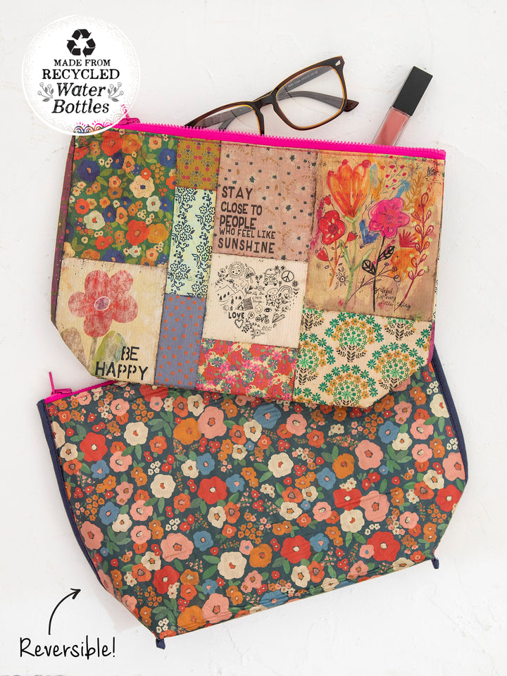 Recycled Zipper Pouch - Stay Close