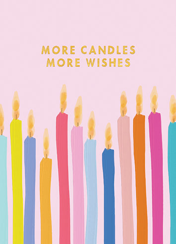 More Candles Birthday Card