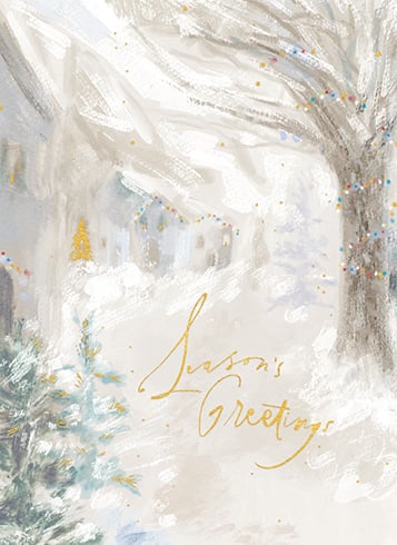 Painterly Season's Greetings Card Pack