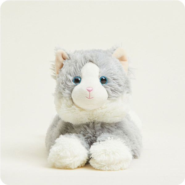 Laying Down Gray Cat Lavender Scented Plushie
