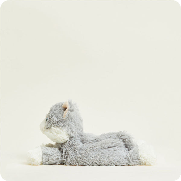 Laying Down Gray Cat Lavender Scented Plushie