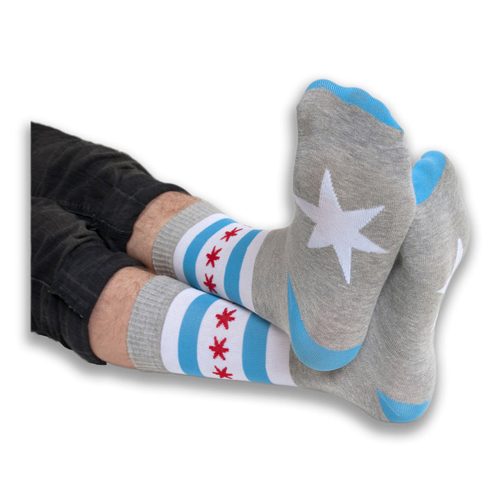 Chicago Flag Socks