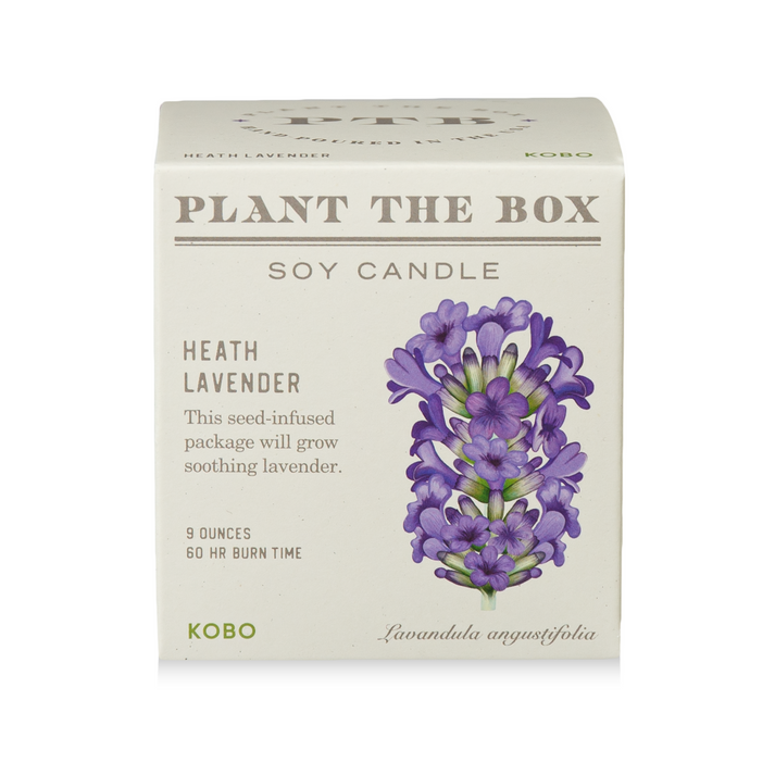 Heath Lavender Candle - Plant the Box