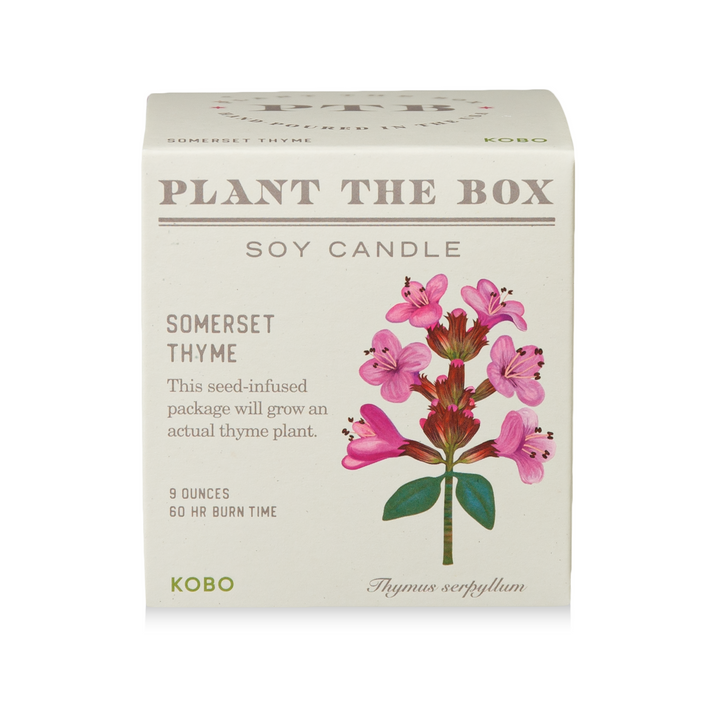 Somerset Thyme Candle - Plant the Box