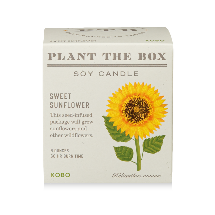 Sweet Sunflower Candle - Plant the Box
