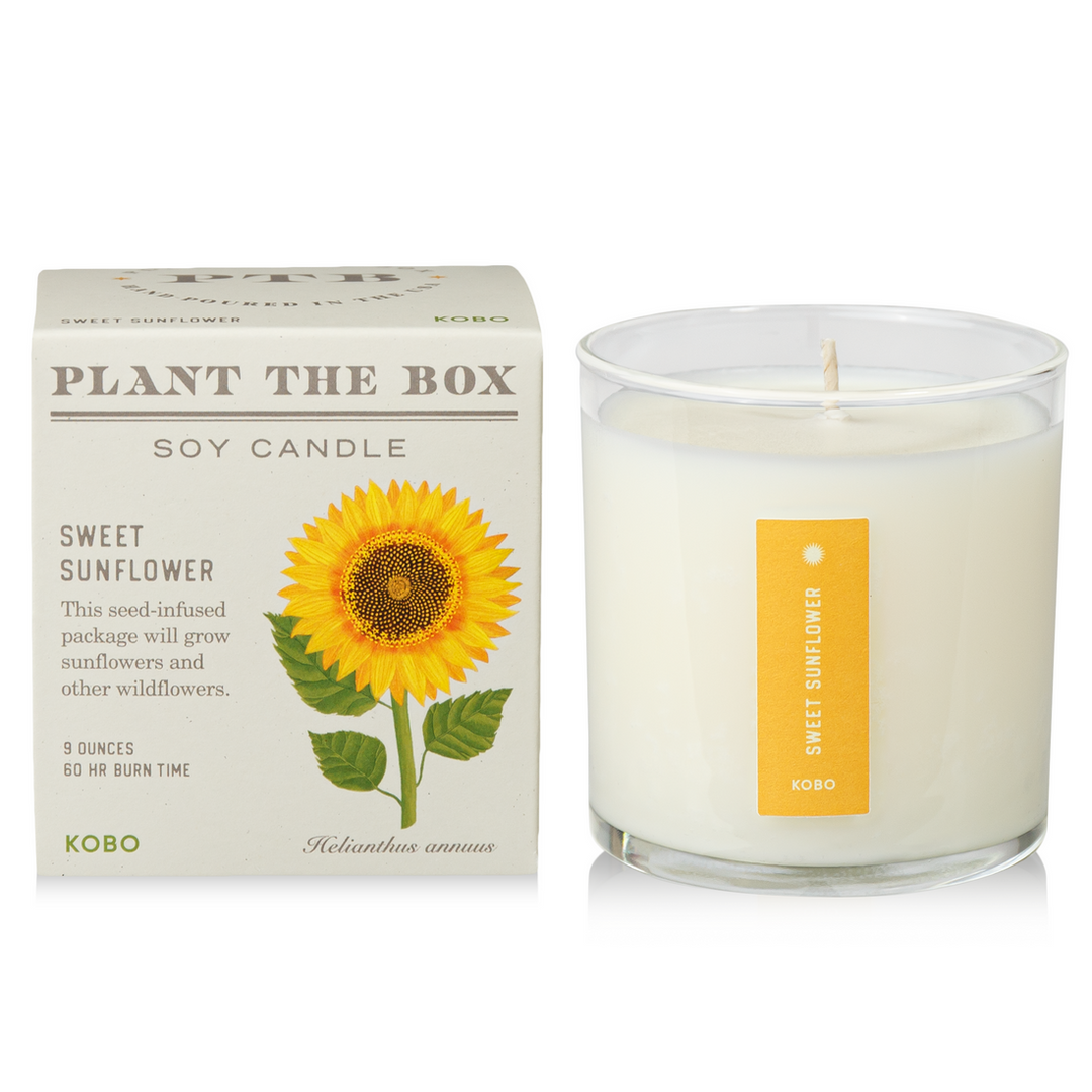 Sweet Sunflower Candle - Plant the Box