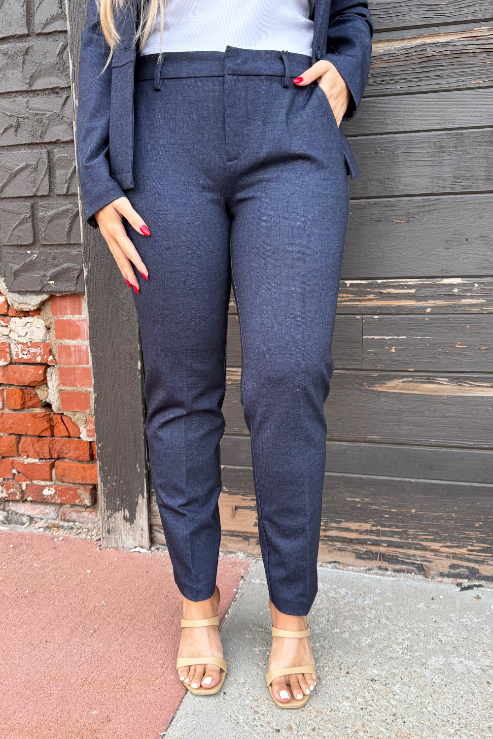 Kelsey Trousers in Navy Dusk