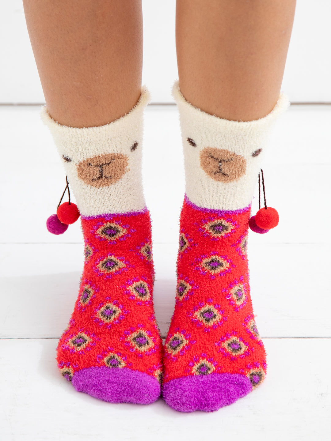 Cozy Socks - Llama