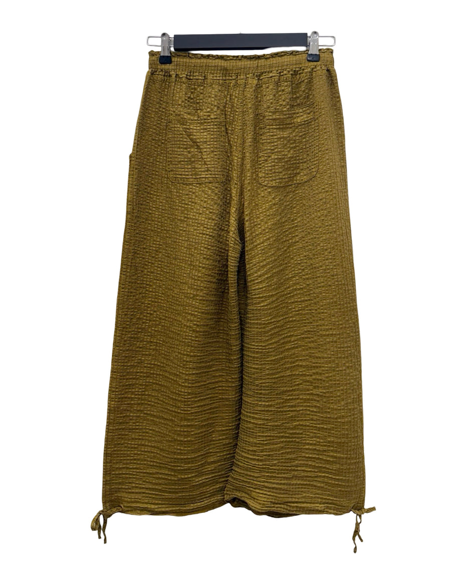Marshall Waffle Weave Pant in Green