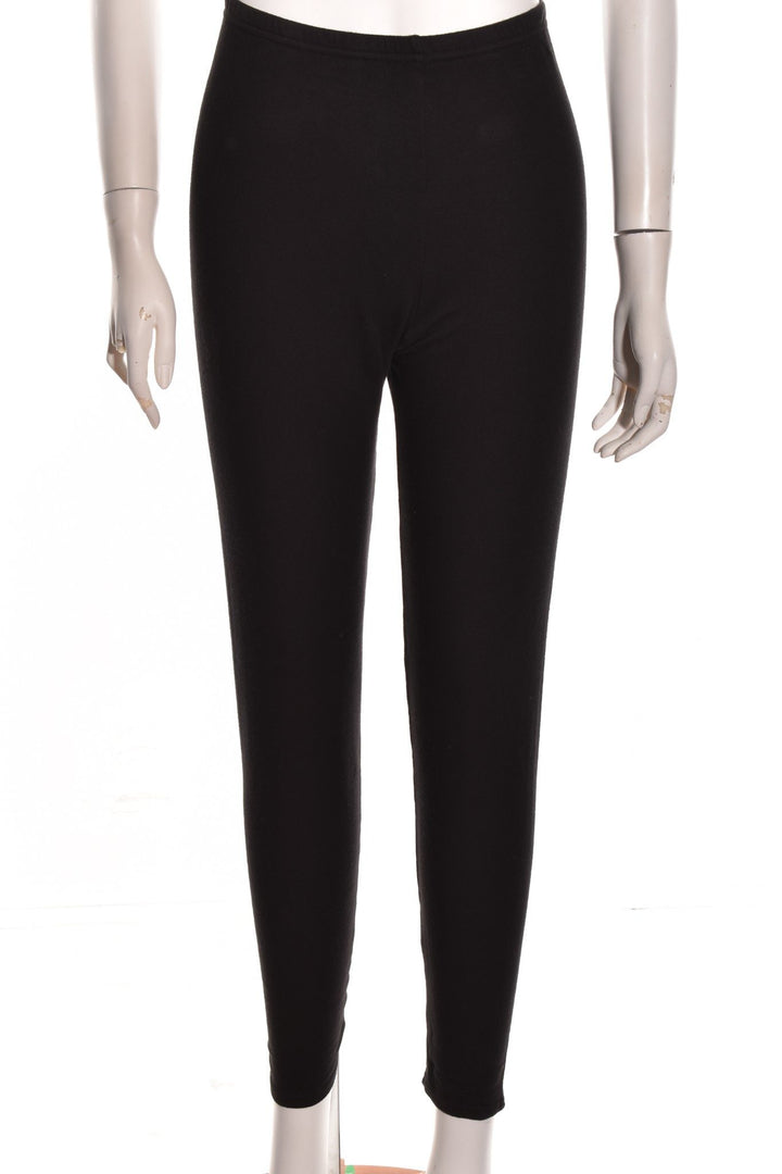 Fleece Leggings in Black
