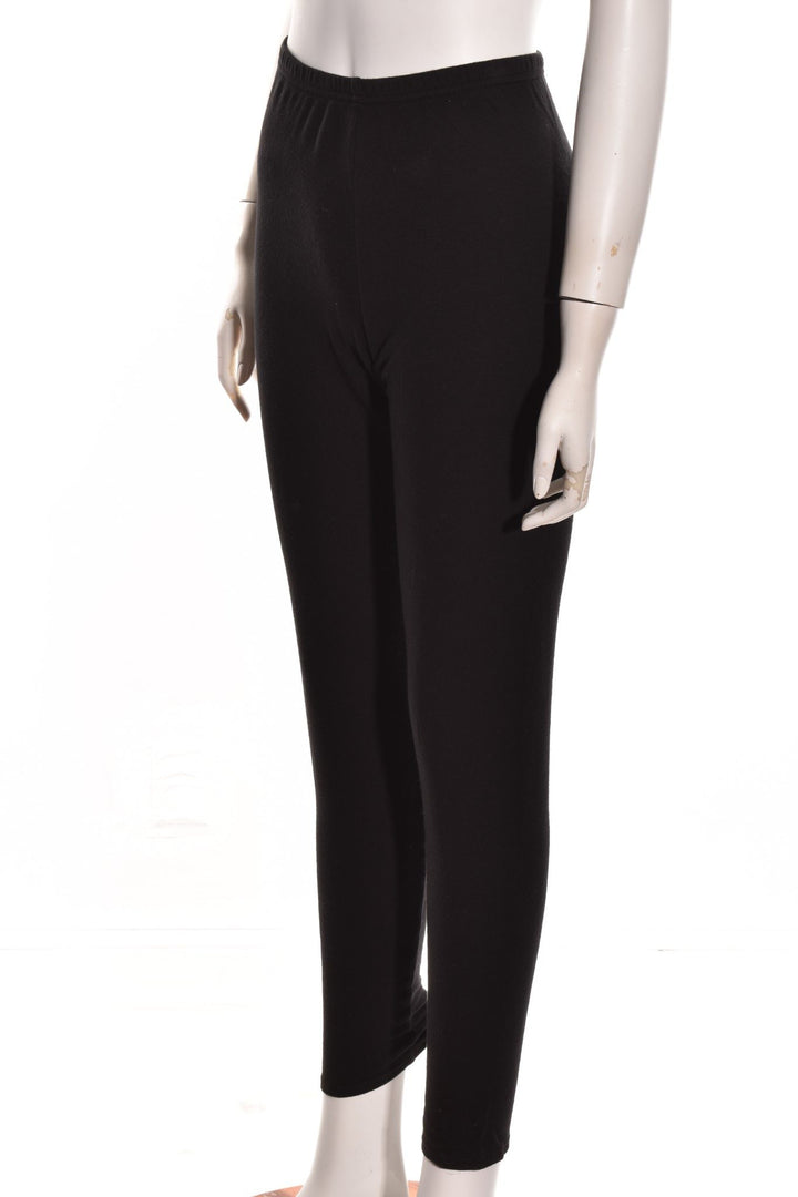 Fleece Leggings in Black