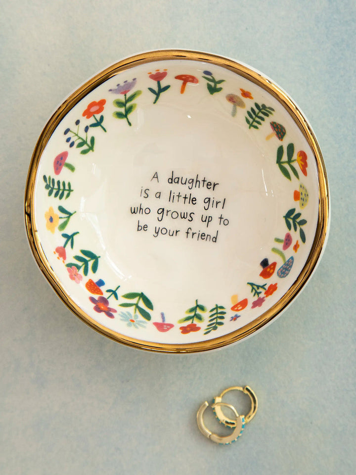 Ceramic Trinket Bowl - Daughter Friend