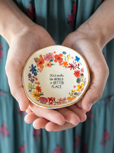 Ceramic Trinket Bowl - World Better