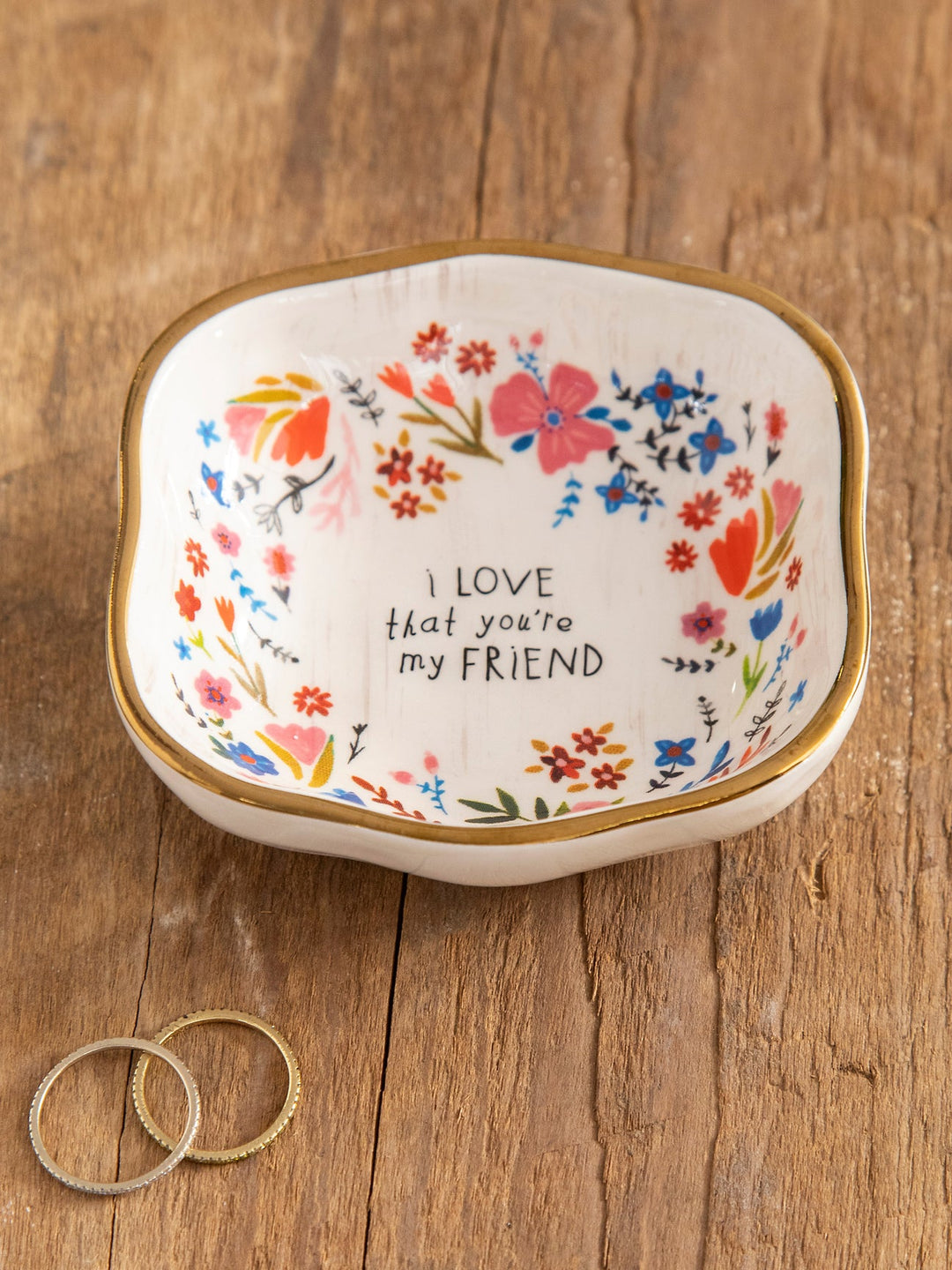 Artisan Trinket Dish - I Love that You're My Friend