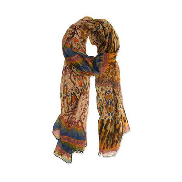 Mustard Challis Scarf