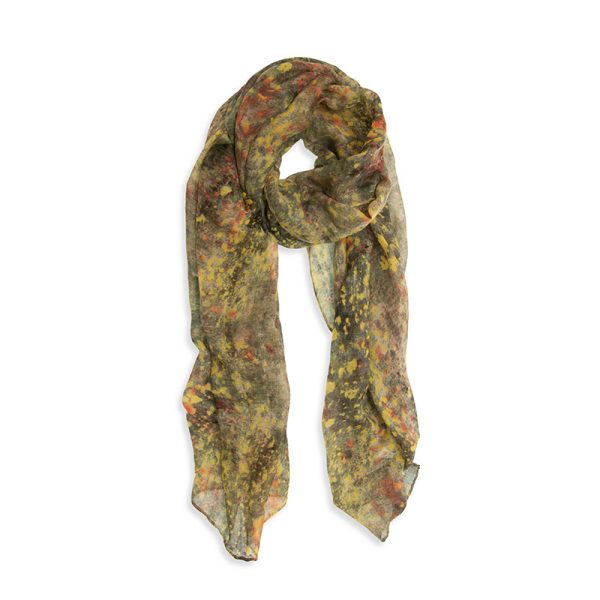 Yellow Paint Splash Scarf
