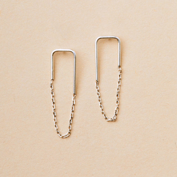 Refined Earring Collection - Filament Stud/Silver