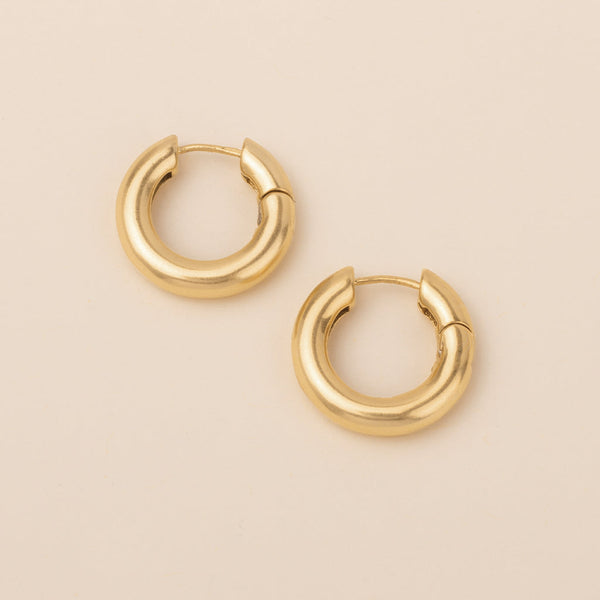 Refined Earring Collection - Stellar Hoop/Gold
