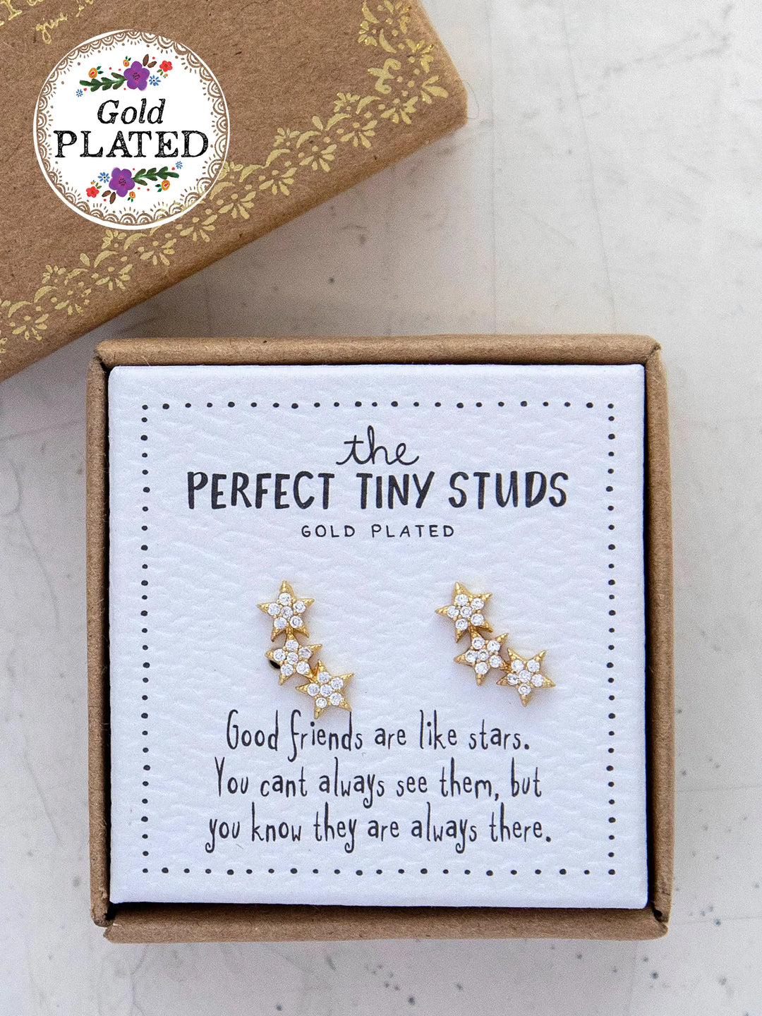 Tiny Star Stud Earrings