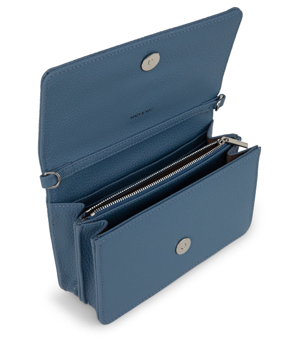 Bee Vegan Crossbody Bag in Galaxy Blue