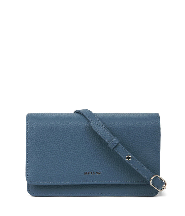 Bee Vegan Crossbody Bag in Galaxy Blue