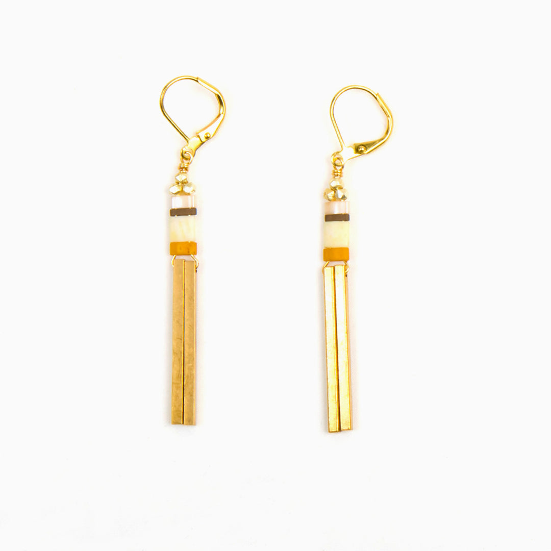 Miyuki Stick Earrings